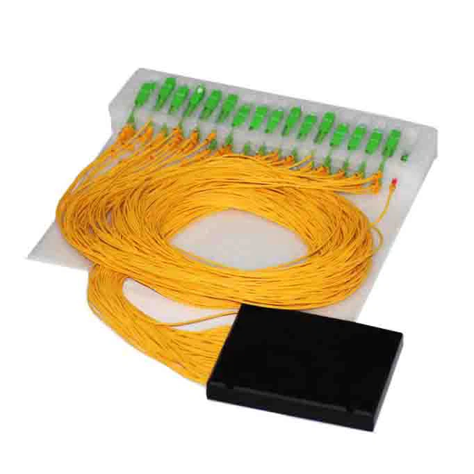 1 x 32 PLC Fiber Splitter Singlemode G657A Splitter Splice / Pigtailed ABS Module, 2.0mm 3.0mm SC Connector