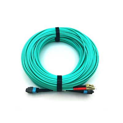 24 fibers mboed rau mpo Om3 Lub Cev Cable