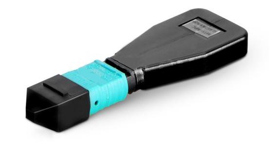 24-Fibers MTP / MPO Poj niam Hom 1 LSZH OM4 50/125 Multimode Fiber Loopback Module