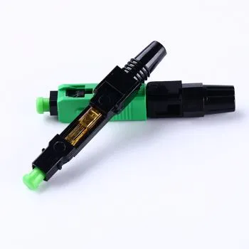 SC APC Fast Connector nrog Kev Ua Haujlwm Zoo